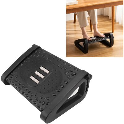 JUTE Büro-fußstütze, Anti-beinüberkreuzkissen, Sofa-fußstütze Mit Pedal, Schwarz. JUTE Büro-fußstütze, Anti-beinüberkreuzkissen, Sofa-fußstütze Mit Pedal, Schwarz.