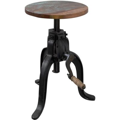 MASSIVMOEBEL24.DE Hocker Altholz 35x35x45 Mehrfarbig Lackiert Industrial 02 MASSIVMOEBEL24.DE Hocker Altholz 35x35x45 Mehrfarbig Lackiert Industrial 02