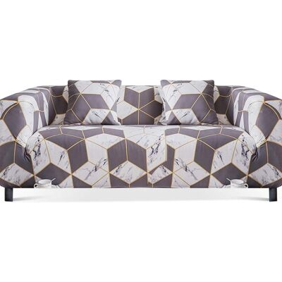 SOEKAVIA Universal-stretch-sofabezug, Elastisch, Bedruckt, Couchbezug, Möbelschutz, Schonbezug (heather White, 4-sitzer, 235–300 Cm) – Rw SOEKAVIA Universal-stretch-sofabezug, Elastisch, Bedruckt, Couchbezug, Möbelschutz, Schonbezug (heather White, 4-sitzer, 235–300 Cm) – Rw