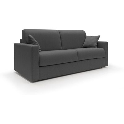DIVANI.STORE Chris Schlafsofa Aus Wasserfestem Stoff T13 166 Cm (mat. 120x197) Anthrazit DIVANI.STORE Chris Schlafsofa Aus Wasserfestem Stoff T13 166 Cm (mat. 120x197) Anthrazit