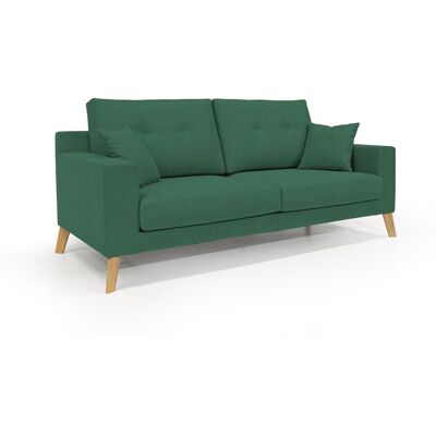 DIVANI.STORE Danish Modernes Sofa Aus Weichem, Wasserfestem Stoff T02 166 Cm Grün DIVANI.STORE Danish Modernes Sofa Aus Weichem, Wasserfestem Stoff T02 166 Cm Grün