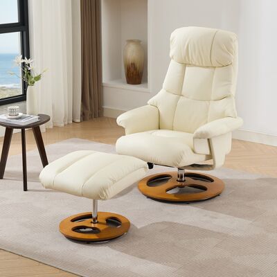 KELLANY 025 Komfortabler Relaxsessel Mit Massage Und Wärmefunktion, Liegefunktion & Hocker, 360° Drehbar, Pu-stoff Weiß. Original-sku W2087p294006 KELLANY 025 Komfortabler Relaxsessel Mit Massage Und Wärmefunktion, Liegefunktion & Hocker, 360° Drehbar, Pu-stoff Weiß. Original-sku W2087p294006
