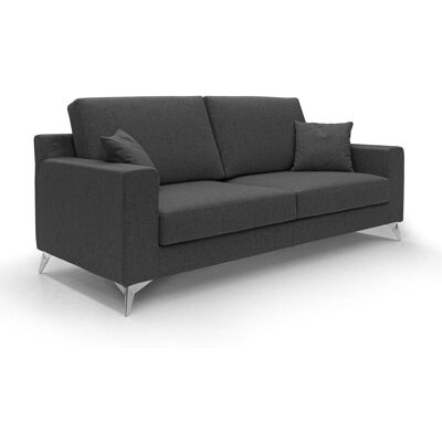 DIVANI.STORE Michael Sofa Aus Schmutzabweisendem, Wasserfestem Stoff T03 166 Cm Anthrazit DIVANI.STORE Michael Sofa Aus Schmutzabweisendem, Wasserfestem Stoff T03 166 Cm Anthrazit