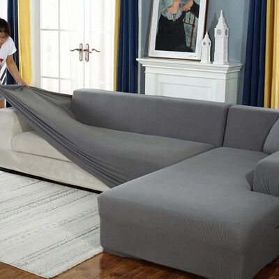 OEM 0 – Stretch-ecksofabezug Für 3-sitzer-sofas (185–235 Cm) – Hochwertiges Polyester-spandex-gemisch – Maschinenwaschbar – Perfekte Passform OEM 0 – Stretch-ecksofabezug Für 3-sitzer-sofas (185–235 Cm) – Hochwertiges Polyester-spandex-gemisch – Maschinenwaschbar – Perfekte Passform