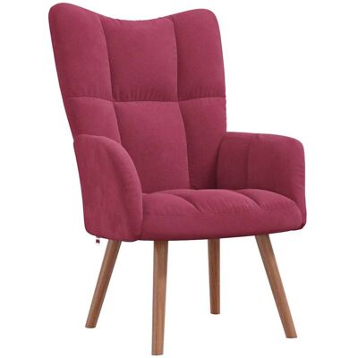 Relaxsessel Weinrot Samt - Vidaxl Relaxsessel Weinrot Samt - Vidaxl