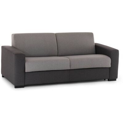 DMORA Festes Sofa Marzia, Großes 2-sitzer-sofa, 100% Made In Italy, Sofa-wohnzimmer, Aus Gepolstertem Stoff, Mit Schmalen Armlehnen, Cm 180x95h90, Grau Und Anthrazit - Talamo Italia DMORA Festes Sofa Marzia, Großes 2-sitzer-sofa, 100% Made In Italy, Sofa-wohnzimmer, Aus Gepolstertem Stoff, Mit Schmalen Armlehnen, Cm 180x95h90, Grau Und Anthrazit - Talamo Italia