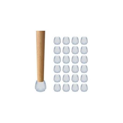 Ersandy - 24 Stück Stuhlkappe, Stuhlbeinschutz, Stuhlbeinkappe, Runde Stuhlbeinkappe, Verhindert Kratzgeräusche, Für Tische, Stühle, Sofas Und Andere Möbel (12–16 Mm) Ersandy - 24 Stück Stuhlkappe, Stuhlbeinschutz, Stuhlbeinkappe, Runde Stuhlbeinkappe, Verhindert Kratzgeräusche, Für Tische, Stühle, Sofas Und Andere Möbel (12–16 Mm)
