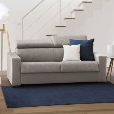 TALAMO ITALIA Taupe Schlafsofa mit verstellbaren Kopfstützen - Schlafsofa TALAMO ITALIA Taupe Schlafsofa mit verstellbaren Kopfstützen - Schlafsofa