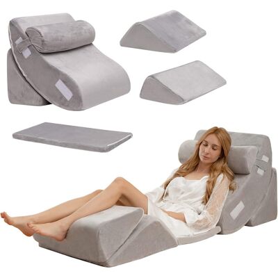 COSTWAY Memory Foam Keilkissen-Set - Mehr als 12 Positionen COSTWAY Memory Foam Keilkissen-Set - Mehr als 12 Positionen