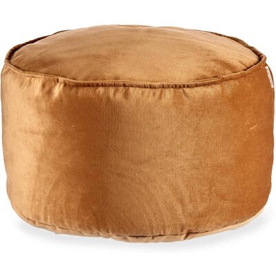 GIFTDECOR Gepolsterter Hocker Aus Samt, Ø 60 Cm GIFTDECOR Gepolsterter Hocker Aus Samt, Ø 60 Cm