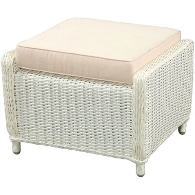 Inko Lounge-hocker Leona Rattanoptik Sitzhocker Fußhocker 3 Farben Zur Wahl Rattanoptik Weiß Inko Lounge-hocker Leona Rattanoptik Sitzhocker Fußhocker 3 Farben Zur Wahl Rattanoptik Weiß