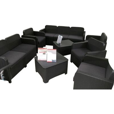 Sitzkissen Für Stuhl/sessel Feria, Anthrazitgrau, 57 Cm B X 5 Cm H Centrale Brico Sitzkissen Für Stuhl/sessel Feria, Anthrazitgrau, 57 Cm B X 5 Cm H Centrale Brico