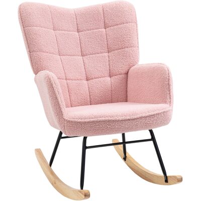 MARYPLAST Schaukelstuhl Retro-design Sessel Relaxsessel 98 Cm X 71 Cm X 101 Cm Rosa MARYPLAST Schaukelstuhl Retro-design Sessel Relaxsessel 98 Cm X 71 Cm X 101 Cm Rosa