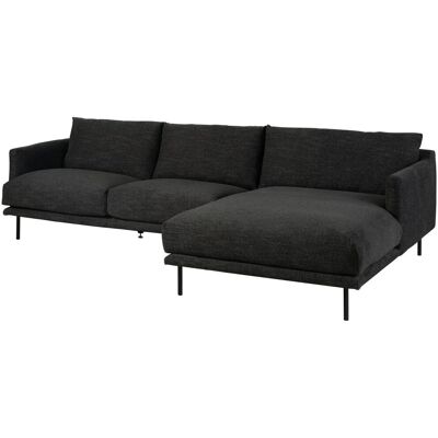 Massivmoebel24 Ecksofa 285x161x81 Silikon-feder Mix Schwarz Trient Massivmoebel24 Ecksofa 285x161x81 Silikon-feder Mix Schwarz Trient