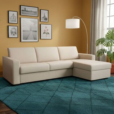 Schlafsofa Dabala, Ecksofa, 100% Made In Italy, Sofa Mit Drehöffnung, Mit Wendebehälter Halbinsel, Mit Schmalen Armlehnen, Cm 260x95h90, Turteltaube - Dmora Schlafsofa Dabala, Ecksofa, 100% Made In Italy, Sofa Mit Drehöffnung, Mit Wendebehälter Halbinsel, Mit Schmalen Armlehnen, Cm 260x95h90, Turteltaube - Dmora