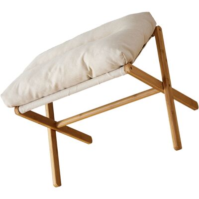 JUTE Fußstütze, Sofa-fußstütze, Büro-fußstütze, Fußhocker, Beinstütze, Beige JUTE Fußstütze, Sofa-fußstütze, Büro-fußstütze, Fußhocker, Beinstütze, Beige