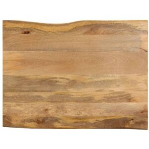 vidaXL Esstischplatte Live Edge Massiv Mangoholz 90x80 cm vidaXL Esstischplatte Live Edge Massiv Mangoholz 90x80 cm