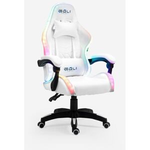 Egli Pixy Junior Gaming-Stuhl - RGB LED, Ergonomisch, Verstellbare Kissen Egli Pixy Junior Gaming-Stuhl - RGB LED, Ergonomisch, Verstellbare Kissen
