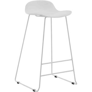 EBUY24 Wave Barhocker Schalenstuhl Weiß. EBUY24 Wave Barhocker Schalenstuhl Weiß.