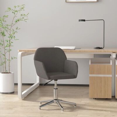 vidaXL Bürostuhl Drehbar Dunkelgrau Stoff - Office Chair vidaXL Bürostuhl Drehbar Dunkelgrau Stoff - Office Chair
