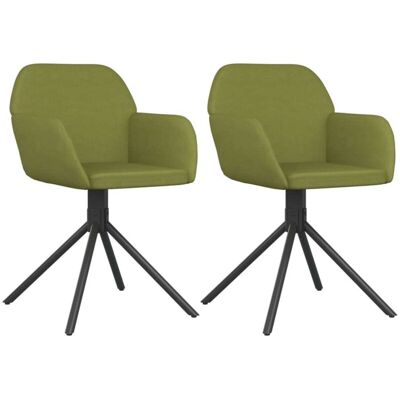 vidaXL - 2x Velvet Grüne Esszimmerstühle vidaXL - 2x Velvet Grüne Esszimmerstühle