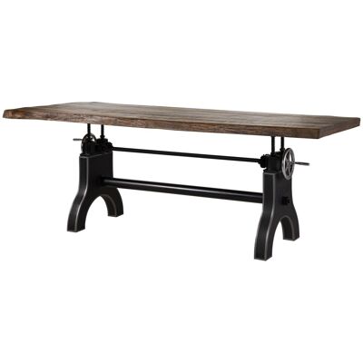 Massivmoebel24 - Esstisch Mango 220x100x80-101 Höhenverstellbar Natur Geölt Manchester 103 Massivmoebel24 - Esstisch Mango 220x100x80-101 Höhenverstellbar Natur Geölt Manchester 103