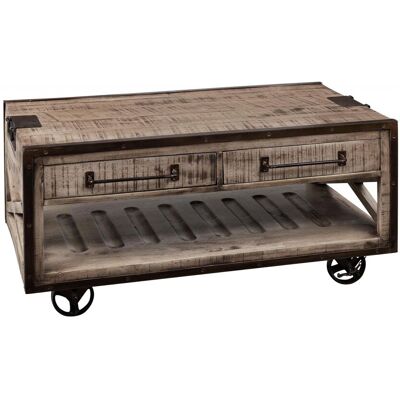Massivmoebel24 Couchtisch Mango 112x61x55 Braun Lackiert Heavy Industry 262 Massivmoebel24 Couchtisch Mango 112x61x55 Braun Lackiert Heavy Industry 262