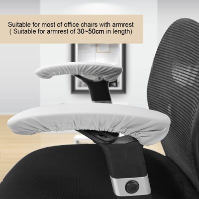 HEAT Dehnbarer, Elastischer Rückenlehnenbezug Für Bürostühle, Abnehmbarer Armlehnenschutz Für Computerstühle, 2er-set, Verstellbar Und Strapazierfähig HEAT Dehnbarer, Elastischer Rückenlehnenbezug Für Bürostühle, Abnehmbarer Armlehnenschutz Für Computerstühle, 2er-set, Verstellbar Und Strapazierfähig