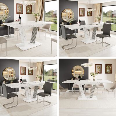 SANS MARQUE Ausziehtisch – 120x80x76 Cm – 32.7 Kg – Aus Metall – Produktmaße: Der Esstisch – Hochwertige Tischplatte – Verstellbare Tischfüße SANS MARQUE Ausziehtisch – 120x80x76 Cm – 32.7 Kg – Aus Metall – Produktmaße: Der Esstisch – Hochwertige Tischplatte – Verstellbare Tischfüße