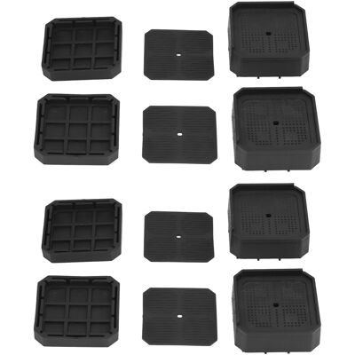 HEAT Set Aus 8 Halbverdeckten, L-förmigen Bettfüßen, Rutschfest Und Stapelbar, Für Möbel, Tische, Stühle Und Andere Oberflächen, Die Eine Ebene Und Rutschfeste Oberfläche Erfordern. HEAT Set Aus 8 Halbverdeckten, L-förmigen Bettfüßen, Rutschfest Und Stapelbar, Für Möbel, Tische, Stühle Und Andere Oberflächen, Die Eine Ebene Und Rutschfeste Oberfläche Erfordern.