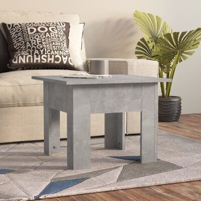 vidaXL Couchtisch Grau Beton 55x55x42 cm - Beistelltisch vidaXL Couchtisch Grau Beton 55x55x42 cm - Beistelltisch