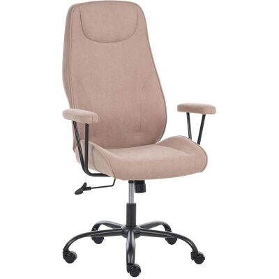 BELIANI Bürostuhl Titan Stoff Taupe BELIANI Bürostuhl Titan Stoff Taupe
