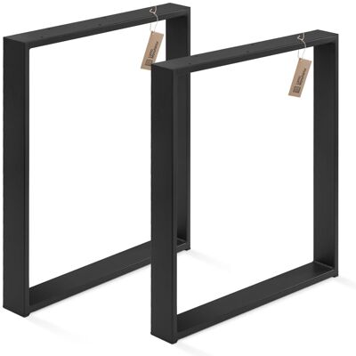 Lamo Manufaktur - Tischbeine Für Schreibtisch Esstisch, Simple Light, Vierkantprofil 60x20 Mm, Tischgestell 50x72 Cm (bxh), Schwarz, 2 Stück, Lts-01-e-ii-9005 Lamo Manufaktur - Tischbeine Für Schreibtisch Esstisch, Simple Light, Vierkantprofil 60x20 Mm, Tischgestell 50x72 Cm (bxh), Schwarz, 2 Stück, Lts-01-e-ii-9005