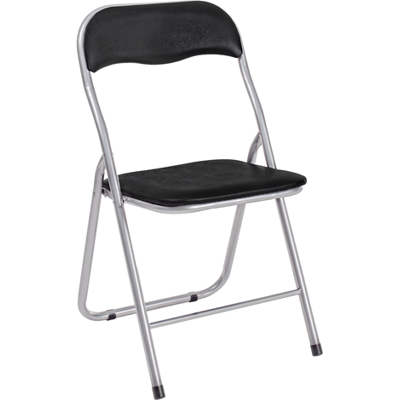Yes Everyday - Klappstühle Gepolstert 'joy', Stahlgestell, Platzsparend, Modernes Design 6 Stück. -schwarz Yes Everyday - Klappstühle Gepolstert 'joy', Stahlgestell, Platzsparend, Modernes Design 6 Stück. -schwarz