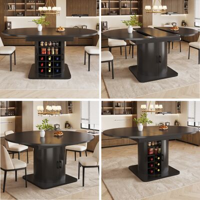 SANS MARQUE Ausziehbarer Esstisch – 118x118x76 Cm – 50 Kg – Aus Metall – Dickere Tischplatte Für – Flexibel Ausziehbar – Großer Stauraum – Ideal Für Kleine Räume SANS MARQUE Ausziehbarer Esstisch – 118x118x76 Cm – 50 Kg – Aus Metall – Dickere Tischplatte Für – Flexibel Ausziehbar – Großer Stauraum – Ideal Für Kleine Räume