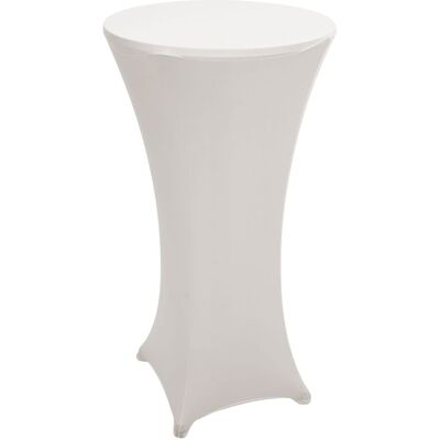 Set Stehtisch + Stehtischhusse Hhg 097, Bistrotisch Tischhusse, Klappbar Höhenverstellbar Ø 60cm Husse Creme-beige Set Stehtisch + Stehtischhusse Hhg 097, Bistrotisch Tischhusse, Klappbar Höhenverstellbar Ø 60cm Husse Creme-beige