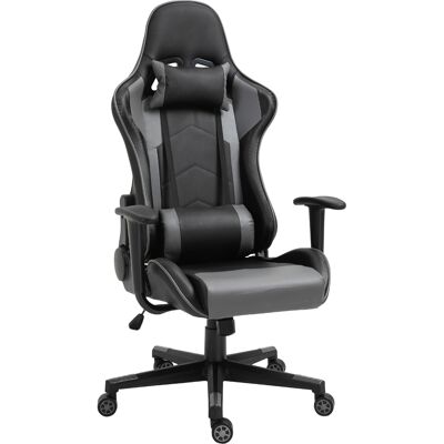 OEM Ergonomischer Bürostuhl, Gaming Stuhl, Drehstuhl, Kunstleder, Schaumstoff, Schwarz, 67,5 X 74x 126-136 Cm OEM Ergonomischer Bürostuhl, Gaming Stuhl, Drehstuhl, Kunstleder, Schaumstoff, Schwarz, 67,5 X 74x 126-136 Cm