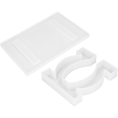 HEAT Diy Kristall-epoxidharz-form, Computertisch-schreibtischgestell, Bastel-silikonform, Heim- Und Bürodekoration (o-förmige Füße, Schreibtischset 60784) HEAT Diy Kristall-epoxidharz-form, Computertisch-schreibtischgestell, Bastel-silikonform, Heim- Und Bürodekoration (o-förmige Füße, Schreibtischset 60784)
