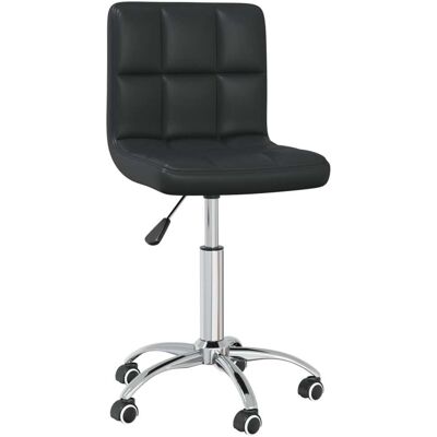 vidaXL Schwarzer Drehbarer Bürostuhl vidaXL Schwarzer Drehbarer Bürostuhl