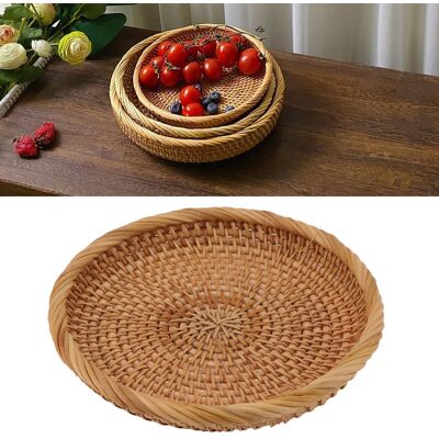 JUTE Obstkorb Aus Weide, Moderner Obstteller Für Den Couchtisch, Große Ausführung (ufo-förmig) JUTE Obstkorb Aus Weide, Moderner Obstteller Für Den Couchtisch, Große Ausführung (ufo-förmig)