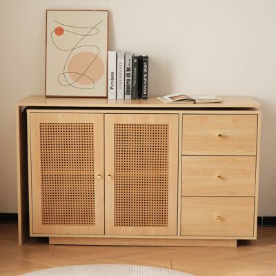 SANS MARQUE Schreibtisch – 126x40x75 Cm – 47.6 Kg – Aus Mdf – Eine Kombination Aus – Die Beiden Tische – In Einer Eleganten – Ausgestattet Mit Drei SANS MARQUE Schreibtisch – 126x40x75 Cm – 47.6 Kg – Aus Mdf – Eine Kombination Aus – Die Beiden Tische – In Einer Eleganten – Ausgestattet Mit Drei