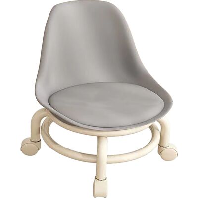 JUTE Kleiner Hocker, Kinderhocker Mit Rollen, Kleinkindhocker, Niedriger Hocker, Liegestuhl, Badezimmerstuhl, Bank, Grau. JUTE Kleiner Hocker, Kinderhocker Mit Rollen, Kleinkindhocker, Niedriger Hocker, Liegestuhl, Badezimmerstuhl, Bank, Grau.