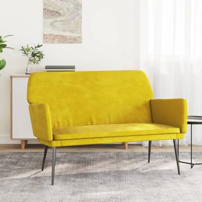 MAISONCHIC Gelbe Samtbank MAISONCHIC Gelbe Samtbank