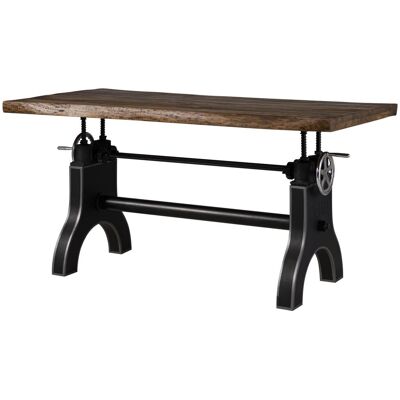 Massivmoebel24 - Esstisch Mango 180x90x80-101 Höhenverstellbar Natur Geölt Manchester 102 Massivmoebel24 - Esstisch Mango 180x90x80-101 Höhenverstellbar Natur Geölt Manchester 102