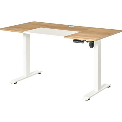 OEM Höhenverstellbarer Schreibtisch Elektrisch 140 X 70 Cm Computertisch Mit 4 Memory-steuerung, 4 Tlg. Tischplatte, Steh-sitz Tisch Mit Anti-kollision, Überhitzungsschutz Weiß OEM Höhenverstellbarer Schreibtisch Elektrisch 140 X 70 Cm Computertisch Mit 4 Memory-steuerung, 4 Tlg. Tischplatte, Steh-sitz Tisch Mit Anti-kollision, Überhitzungsschutz Weiß