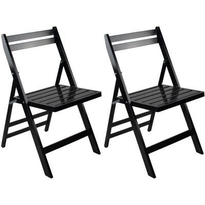ORION91 2er-pack Biano Bambus-klappstühle Aus Holz, 46 X 44 X 78 Cm, Thinia Home ORION91 2er-pack Biano Bambus-klappstühle Aus Holz, 46 X 44 X 78 Cm, Thinia Home