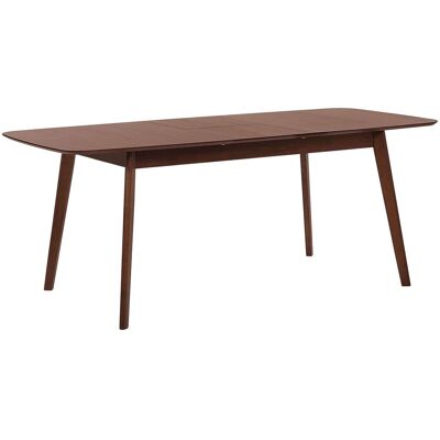BELIANI Esstisch Dunkle Walnuss Mdf-platte 120 X 75 Cm Ausziehbar 150 X 75 Cm Rechteckig Skandinavisch Holzoptik Ausziehtisch Küche Wohnküche BELIANI Esstisch Dunkle Walnuss Mdf-platte 120 X 75 Cm Ausziehbar 150 X 75 Cm Rechteckig Skandinavisch Holzoptik Ausziehtisch Küche Wohnküche