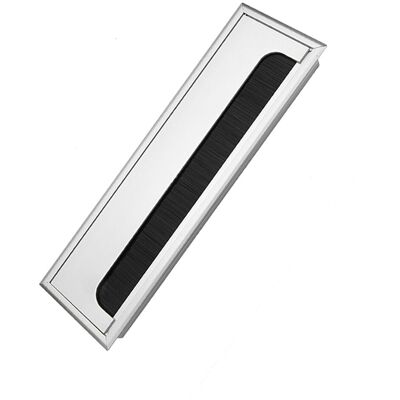 HEAT Quadratische Kabeldurchführung Aus Aluminium Für Schreibtische, Computertisch-einsatz, Lochabdeckung, Große Ausführung, Metalloberfläche, Kabelmanagement. HEAT Quadratische Kabeldurchführung Aus Aluminium Für Schreibtische, Computertisch-einsatz, Lochabdeckung, Große Ausführung, Metalloberfläche, Kabelmanagement.