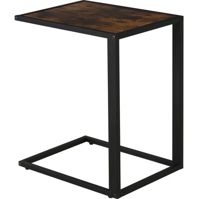 OEM Beistelltisch In C-form Kaffeetisch Couchtisch Laptoptisch Für Schlafzimmer Und Wohnzimmer Kleiner Bereich Mit Metallgestell Industrie-stil Metall Mdf Rustikal-braun 40,6 X 50,8 X 64,2 Cm OEM Beistelltisch In C-form Kaffeetisch Couchtisch Laptoptisch Für Schlafzimmer Und Wohnzimmer Kleiner Bereich Mit Metallgestell Industrie-stil Metall Mdf Rustikal-braun 40,6 X 50,8 X 64,2 Cm