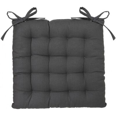 ATMOSPHERA Stuhlaufsatz Mit Knoten 38 X 38 Cm Atmosphéra - Dunkelgrau - Gris Fonce ATMOSPHERA Stuhlaufsatz Mit Knoten 38 X 38 Cm Atmosphéra - Dunkelgrau - Gris Fonce